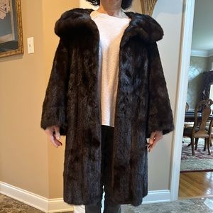 1960s Vintage Mink Fur Coat